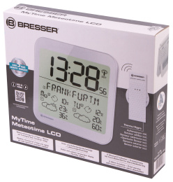 Метеостанция Bresser MyTime Meteotime LCD, серебристые