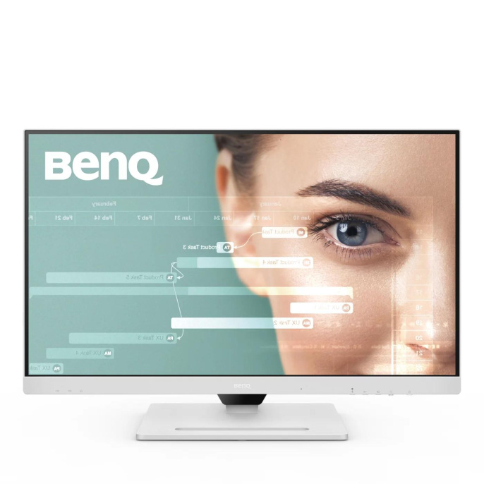 Монитор Benq GW3290QT 31,5'', 2560x1440, IPS, 60Hz, 20M:1, 350cd, 5ms, HDMI, DP; 3*USB 3.2; USB C*65W, Speakers, Height adj 110, Pivot, 99% sRGB, Flicker-free;Low Blue Light, 3Y, White