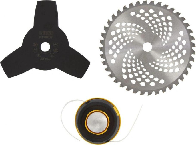 Триммер бензиновый DENZEL DTL-37-4T,  (комплект из 2-х коробок) [96267]