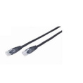Патч-корд Bion [BPC-U5E101-1M-BK] U/UTP, Cat.5e, AWG 26 7/0,16мм , CCA, многожильный, PVC, 1м, черный