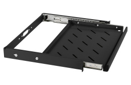 Cabeus JE10-BK Выдвижная полка 19" для клавиатуры, цвет черный (RAL 9004)