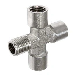 Фитинг крест 1/4внутр-1/4внутр-1/4внутр- 1/4нар PI TOOLS 0694