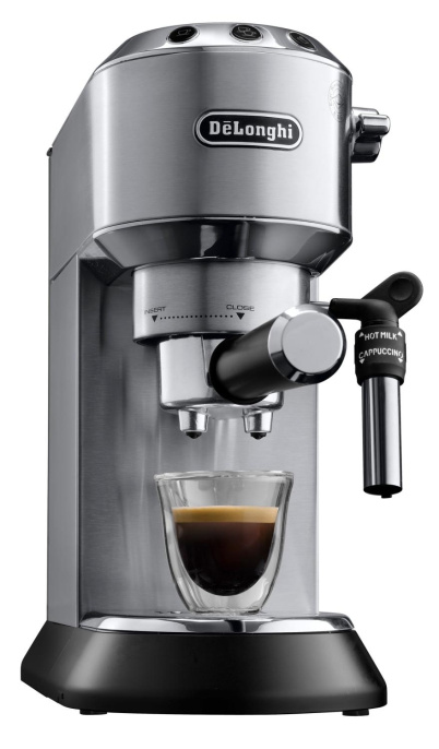 Кофеварка DeLonghi EC685.M, рожковая, серебристый / черный
