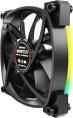Вентилятор MONTECH RX120 Reverse, 120мм, 4-pin, 1600об/мин, 27 дБ, ARGB, черный, Ret [rx120 pwm black]