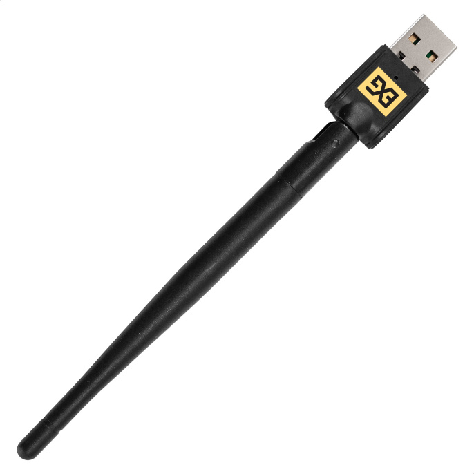 Сетевой адаптер Wi-Fi 4 ExeGate ETL-WN722N-2 (Беспроводной USB адаптер, Wi-Fi N (b/g/n), чипсет Realtek8188, до 150 Мбит/с на 2,4 ГГц, внешняя 4dBi антенна, USB 2.0) EX299445RUS