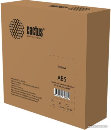 Пластик для принтера 3D Cactus CS-3D-ABS-1KG-GREEN ABS d1.75мм 1кг L386м 1цв.