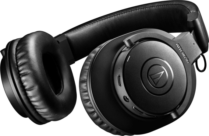 Наушники Audio-Technica ATH-M20XBT, 3.5 мм/Bluetooth, мониторные, черный 80002893