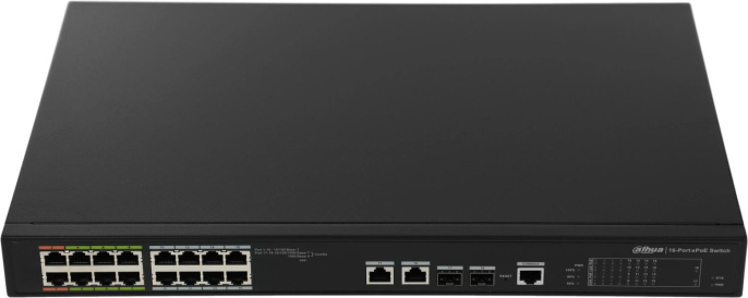Коммутатор Dahua DH-LR2218-16ET-240, управляемый