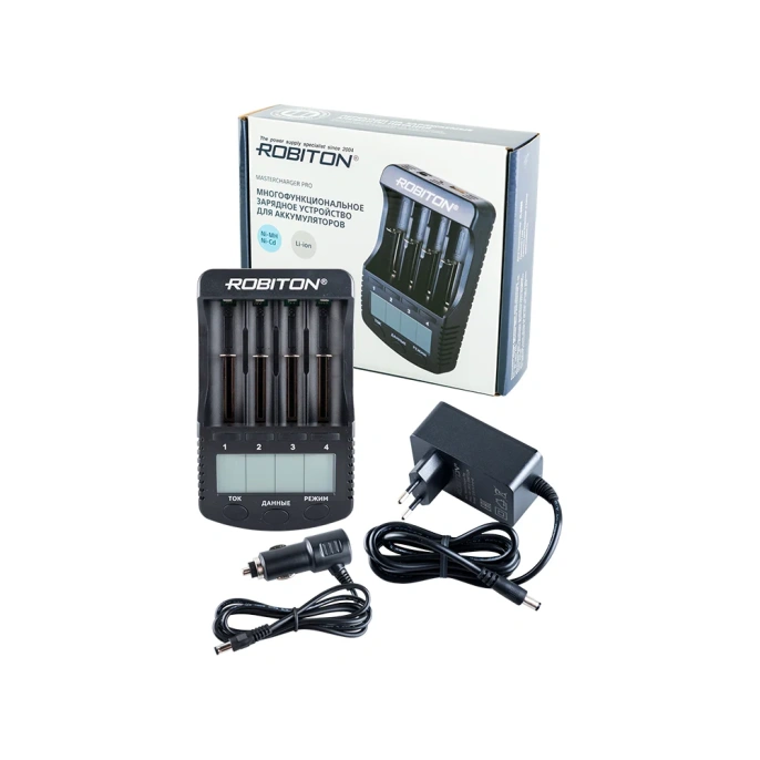 Интеллектуальное зарядное устройство Robiton MasterCharger Pro LCD 13613
