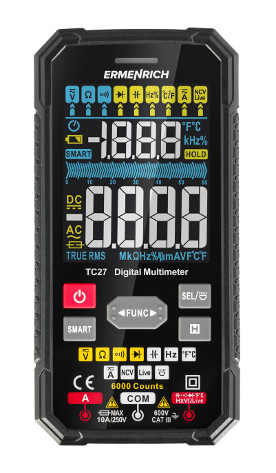 Цифровой мультиметр Ermenrich Zing TC27