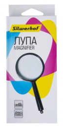 Лупа Silwerhof 671110 d 60мм x6 черный коробка