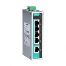 Промышленный неуправляемый коммутатор MOXA EDS-205A-T, 5 портов 10/100BaseT X , IP30, от -40 до 75°C, DIN-Rail