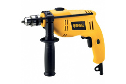 Дрель ударная Denzel ID-550 550Вт ключевой реверс кейс в комплекте 26302