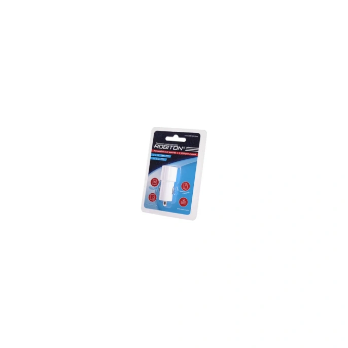 TwinUSB1000/Auto Robiton, 2100 мА, с 2 USB входом, /12-24V/, BL1 13776