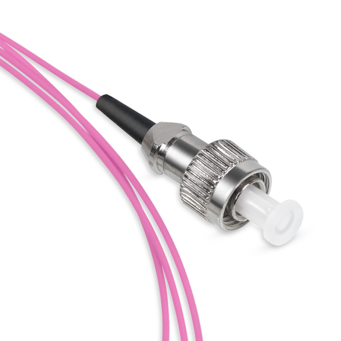 Пигтейл оптический FC 50/125 Cabeus PT-FC-50-OM4 1,5 метра розовый