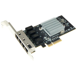 SUNRICH TECHNOLOGY N-1060 Сетевая карта 1G Quad Port RJ45 PCIE Ethernet Adapter with Broadcom BCM5719 chipset