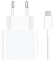 Сетевое зарядное устройство Xiaomi 33W Charging Combo Type-A EU, USB-A, USB-C, 33Вт, 3A, белый [bhr6039eu]
