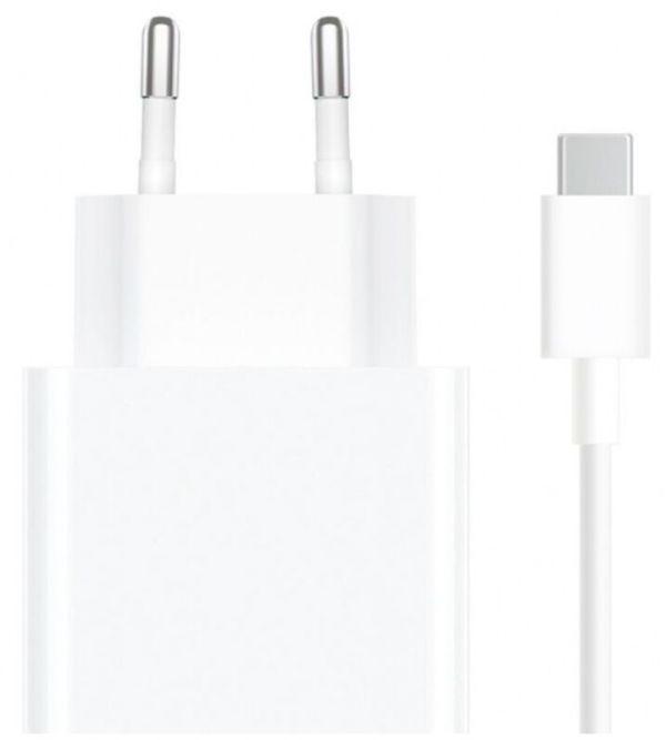 Сетевое зарядное устройство Xiaomi 33W Charging Combo Type-A EU, USB-A, USB-C, 33Вт, 3A, белый [bhr6039eu]