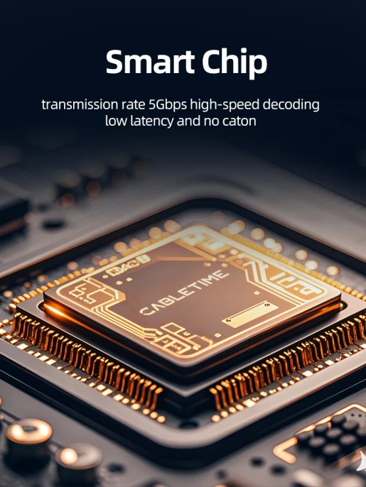 Адаптер видеозахвата CABLETIME CB66G (CT-ACHC3P-AG) USB 3.0 A+C в HDMI с помощью PD100W