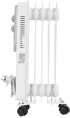 Масляный радиатор PRIMERA ORP-510-HMC, с терморегулятором, 1000Вт, 5 секций, 3 режима, белый