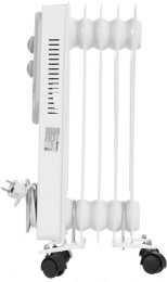 Масляный радиатор PRIMERA ORP-510-HMC, с терморегулятором, 1000Вт, 5 секций, 3 режима, белый