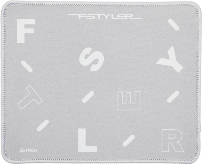 Коврик для мыши A4TECH FStyler FP25 S серый/белый, ткань, 250х200х2мм [fp25 silver]