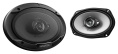 Колонки автомобильные Kenwood KFC-S6966, 16x23 см 6x9 дюйм. , комплект 2 шт.