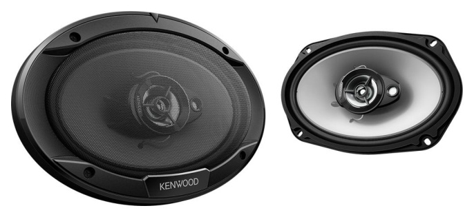 Колонки автомобильные Kenwood KFC-S6966, 16x23 см 6x9 дюйм. , комплект 2 шт.