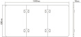 Столешница Cactus CS-TD3-WT для столов 120x60x1.8см белый