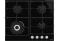 Газовая варочная панель Gorenje Essential GTW641AKB, 4 конфорки, закаленное стекло, черный