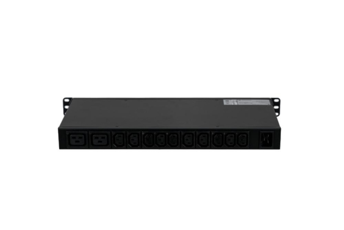 БРП Uniprom, с мониторингом, 1U, 240В, 1Ф, 16A, 10xC13 2xC19, 2м, IEC320 C20 (UP7821)
