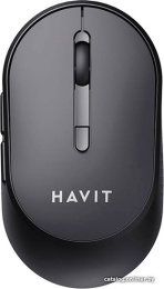 Мышь Havit MS78GT Черный (тип подключения: беспроводной, диапазон работы: 2,4 ГГц, сенсор: оптический, разрешение: 1200/2400/3200 DPI, расстояние работы: 10 м, количество кнопок: 6)