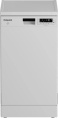 Посудомоечная машина HOTPOINT HFS 1C57, узкая, напольная, 44.8см, загрузка 10 комплектов, белая [869894600010]