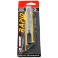 Канцелярский нож Hatber RAPID 18мм, AUTO, LOCK прорезиненный корпус 12 шт 060165