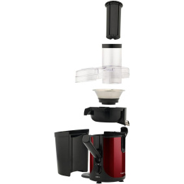Соковыжималка центробежная Scarlett MaxPower SC-JE50S48 2400Вт рез.сок.:1000мл. красный/черный