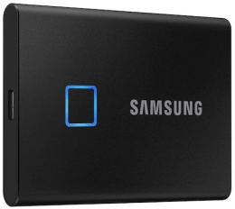 2ТБ Внешний диск SSD Samsung T7 Touch MU-PC2T0K/WW, USB-C, запись - 1000МБ/с, чтение - 1050МБ/с, черный
