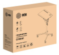 Стол для ноутбука Cactus CS-FDS101BBK, с регулировкой высоты, МДФ, черный