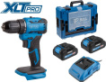 Аккум. дрель-шуруповерт BULL SR 1804 Xcase XLTpro БЕСЩЕТ., Импульс., 18 В, 45 Н*м, 2х2 А*ч, з/у 2 А 1329881