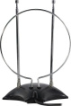 Антенна телевизионная Harper ADVB-2010 7дБ пассивная черный каб.:1.35м