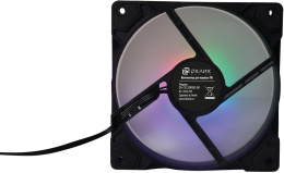 Вентилятор для корпуса Оклик OG-CF120RGB1-BK RGB 120х120x25 черный 3-pin 4-pin Molex 23дБ Ret