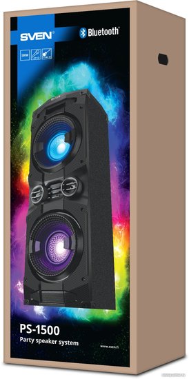 Колонка для вечеринок Sven PS-1500 черный SV-022020