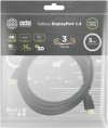 Кабель аудио-видео Cactus CS-DP-DP-1.4-3,  DisplayPort (m) -  DisplayPort (m),  ver 1.4,  3м, GOLD,  черный