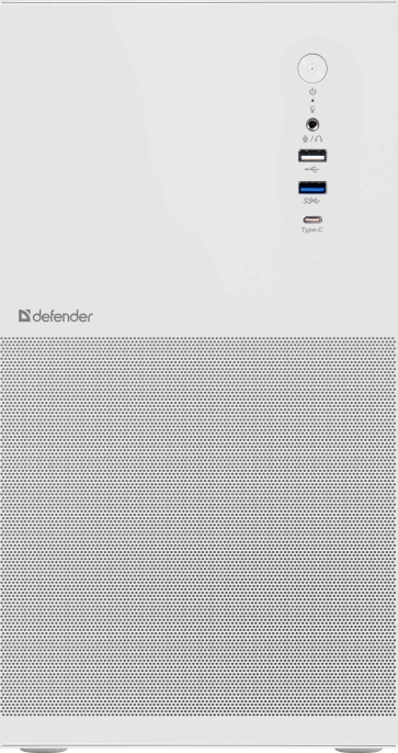 Корпус компьютерный Defender Apex Metal белый, mATX,Type C 3.0 ,USB3.0 25022
