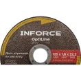Диск отрезной по металлу OptiLine (125x1.6x22.2 мм) Inforce INB12516