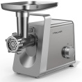 Мясорубка Trouver Meat Grinder MG20 максимальная мощность: 2500 Вт, производительность: до 2.5 кг/мин, система реверса и двухскоростной режим работы, встроенное хранение аксессуаров, набор насадок для