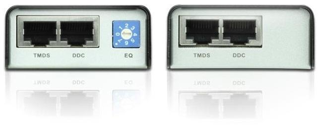Удлинитель ATEN VE800A-AT-G HDMI, 60 м., 2xUTP, макс.разр.1080i 60м/1080p;1920x1200 60Hz 40м, HDMI+2xRJ45, 2xбп 220 5V, max data rate 6.75Gbps;max pixel clock 225MHz;HDMI 3D/Deep Color;подд. Dolby True HD/DTS HD Master Audio