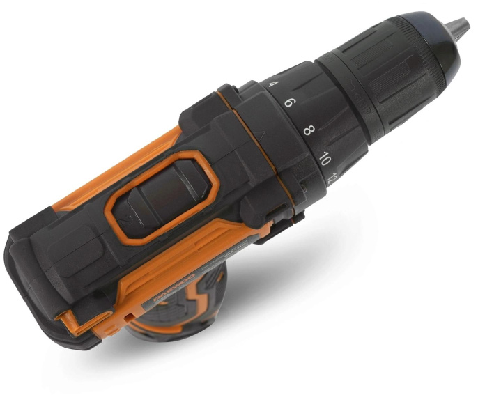 Дрель-шуруповерт Daewoo DAA 1220Li, 1.5Ач,  с двумя аккумуляторами