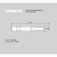 Бита (2 шт; PH2; 50 мм) торсионная Inforce 11-01-291