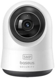Видеокамера Baseus S0TV022132 Security P1 Pro 3K White (S0TV02) (разрешение: 2880x1620, поле зрения: 108°, ночное видение: ИК, подключение: Wi-Fi 2.4 ГГц, Bluetooth 5.2, двусторонний звук, питание: от батареи, защита: IP54)