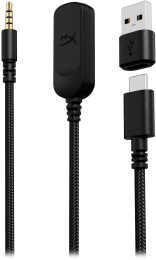 Гарнитура игровая HYPERX Cloud III, для компьютера и игровых консолей, мониторные, проводные, черный [727a8aa]